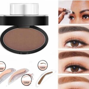 Eyebrow Powder Stamp Tint Stencil Kit Cosmetics Professional Makeup Waterproof Eye Brow Stamp Lift Eyebrow Enhancers Stencil Kit