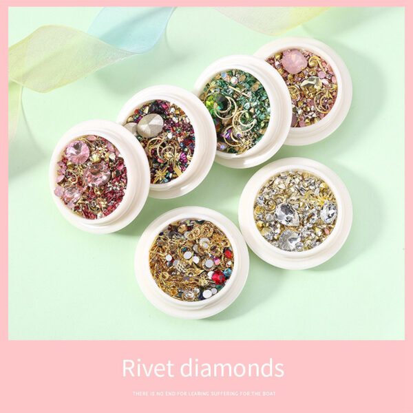 New Nail Art Jewelry Nail Diamond Nail Rivet - Image 3