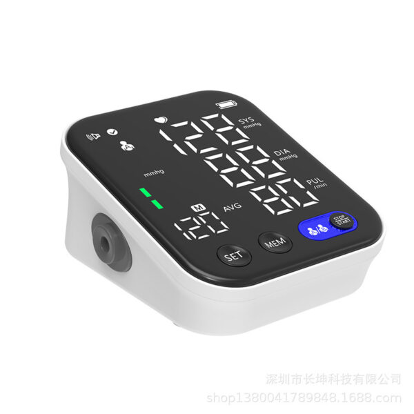 Electronic Blood Pressure Monitor Ultra Clear Large Screen Pulse Sphygmomanometer For Real-time Measurement Of Blood Pressure - Image 5